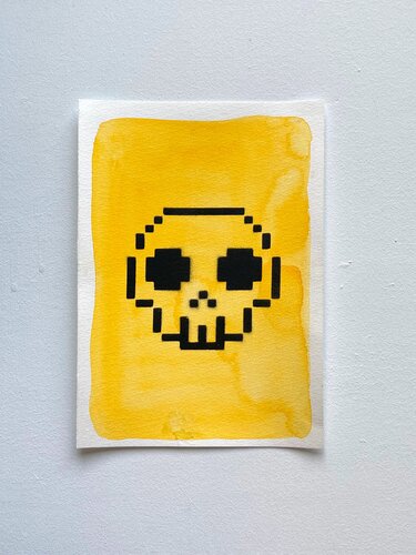 Muerta — Yellow by Lorena Matyjaszczyk, Work on Paper for Sale on Singulart