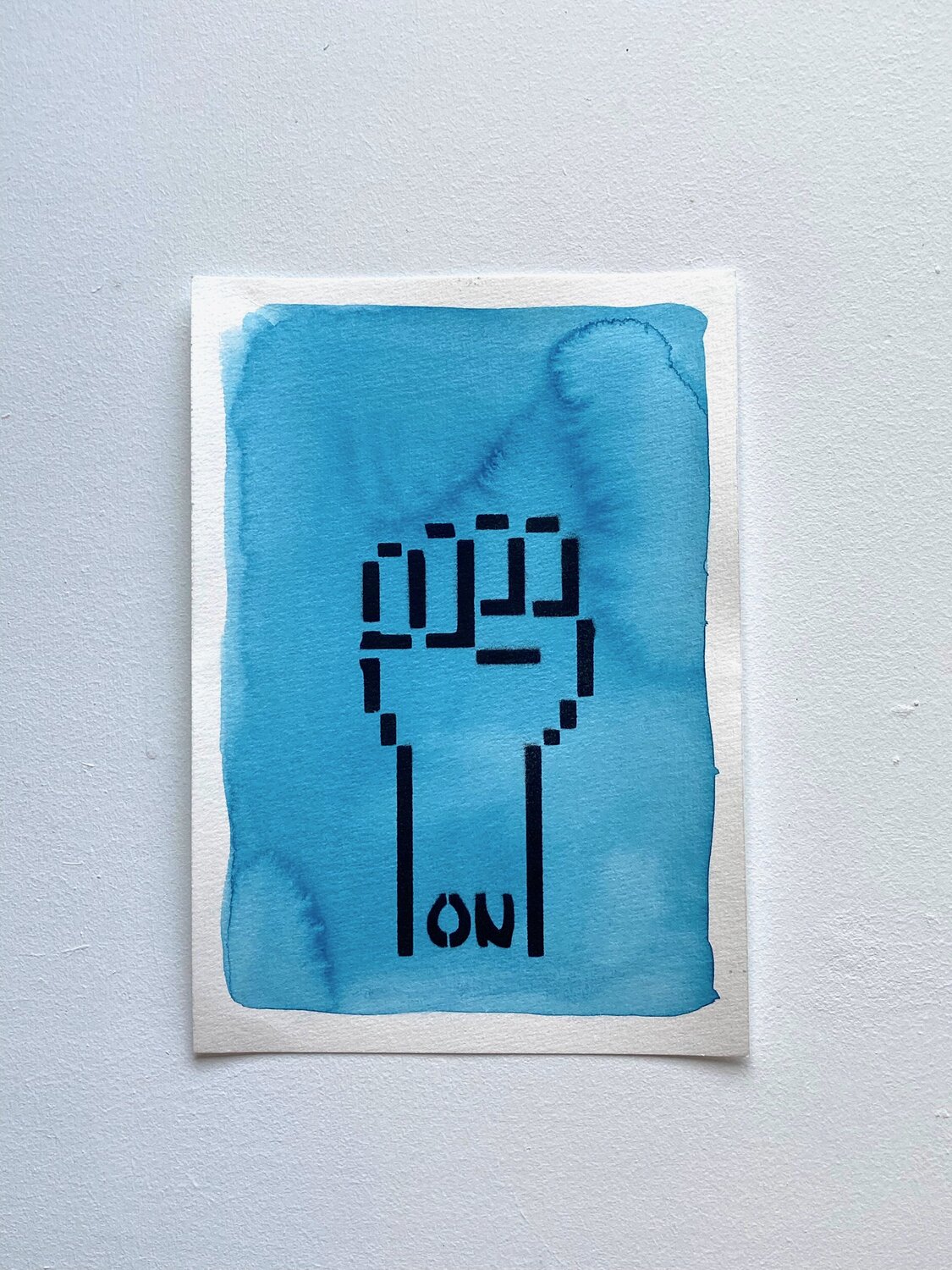 ON Hand - Blue Lorena Matyjaszczyk