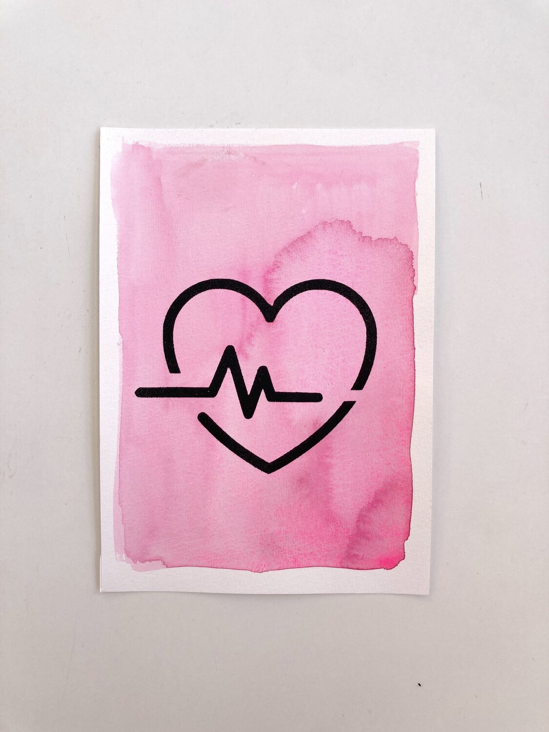 Cardio heart - Pink Lorena Matyjaszczyk
