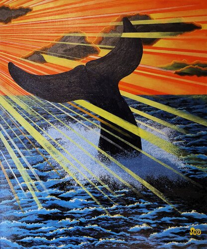 Song Of The Deep van Neil Holmes, Schilderij te koop op Singulart