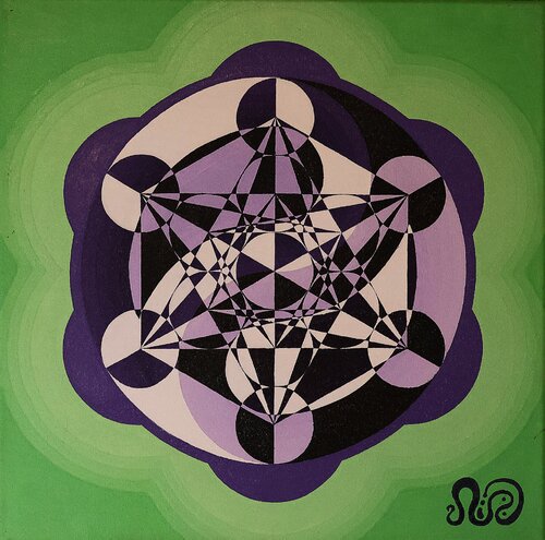 Geometric Union van Neil Holmes, Schilderij te koop op Singulart