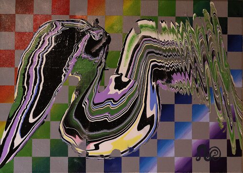 Soup Dragon #2 van Neil Holmes, Schilderij te koop op Singulart