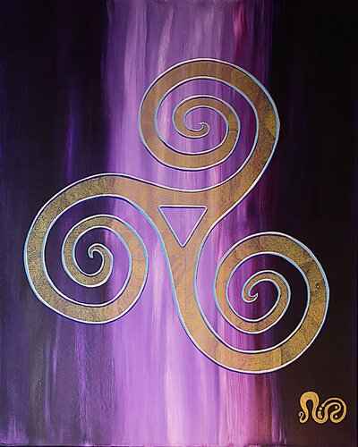 Kryst Spiral von Neil Holmes, Malerei kaufen auf Singulart