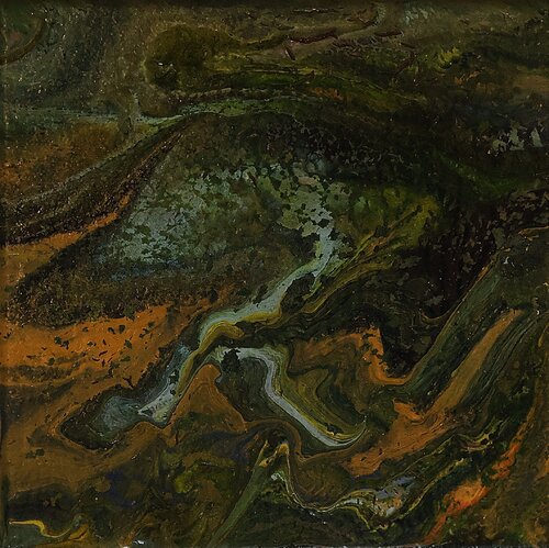 Acrylic pour #2 van Neil Holmes, Schilderij te koop op Singulart