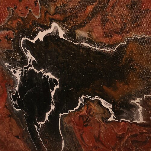 Acrylic pour #7 van Neil Holmes, Schilderij te koop op Singulart