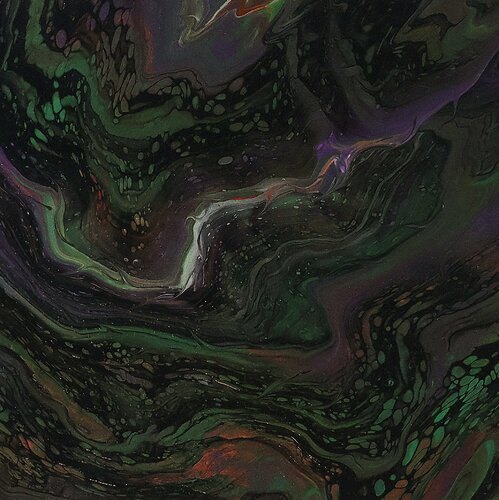 Acrylic pour #16 van Neil Holmes, Schilderij te koop op Singulart