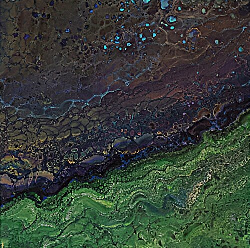 Acrylic pour #17 von Neil Holmes, Malerei kaufen auf Singulart