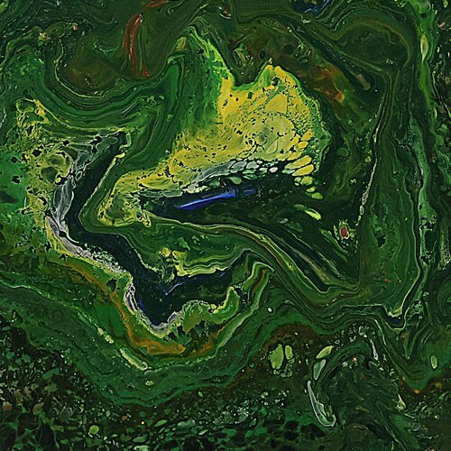 Acrylic pour #20 di Neil Holmes, Pittura in vendita su Singulart