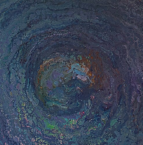 Acrylic pour #26 di Neil Holmes, Pittura in vendita su Singulart