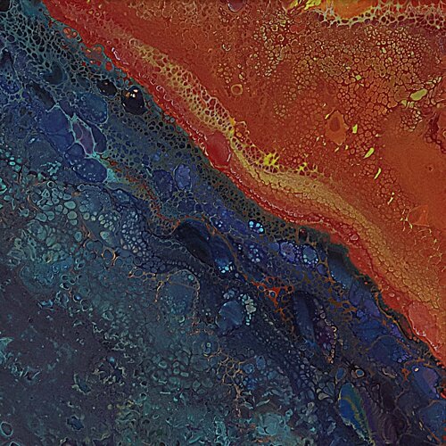 Acrylic pour #27 di Neil Holmes, Pittura in vendita su Singulart