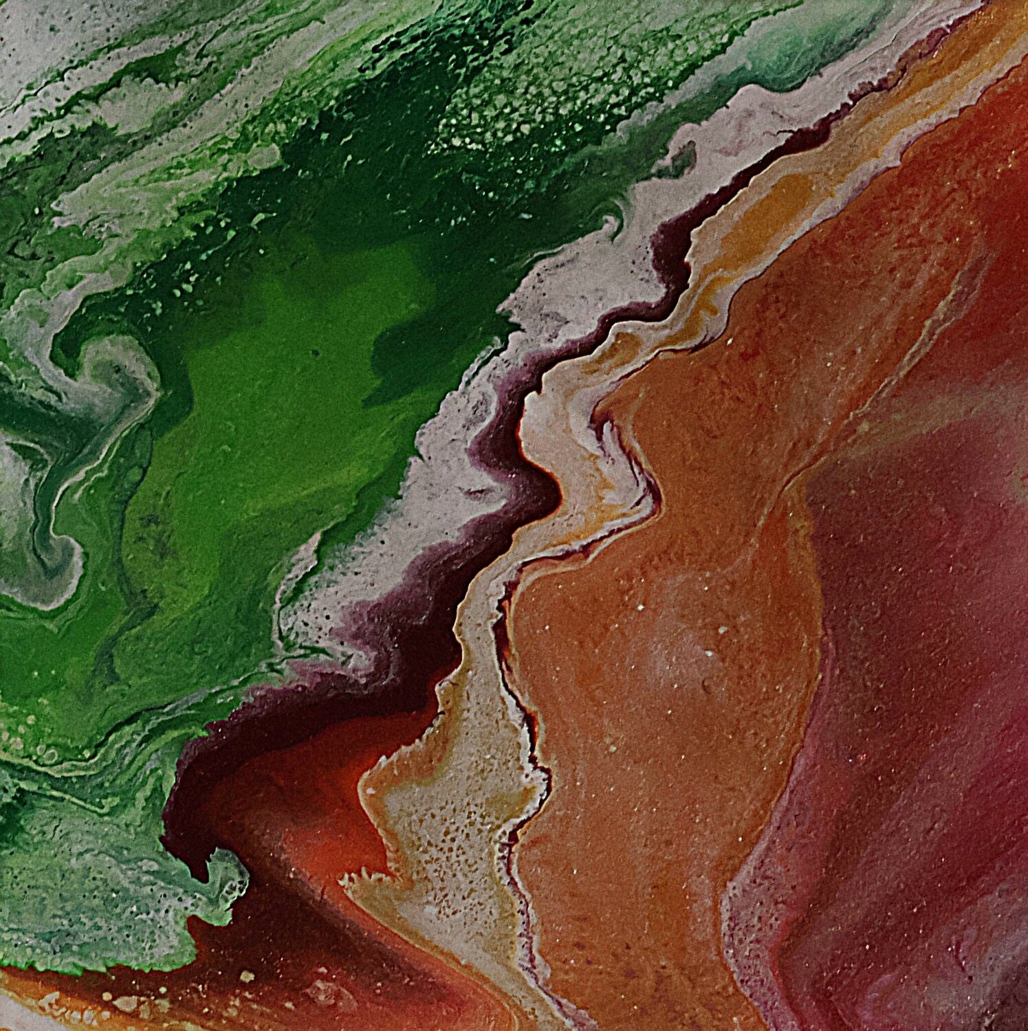 Acrylic pour #13 Neil Holmes
