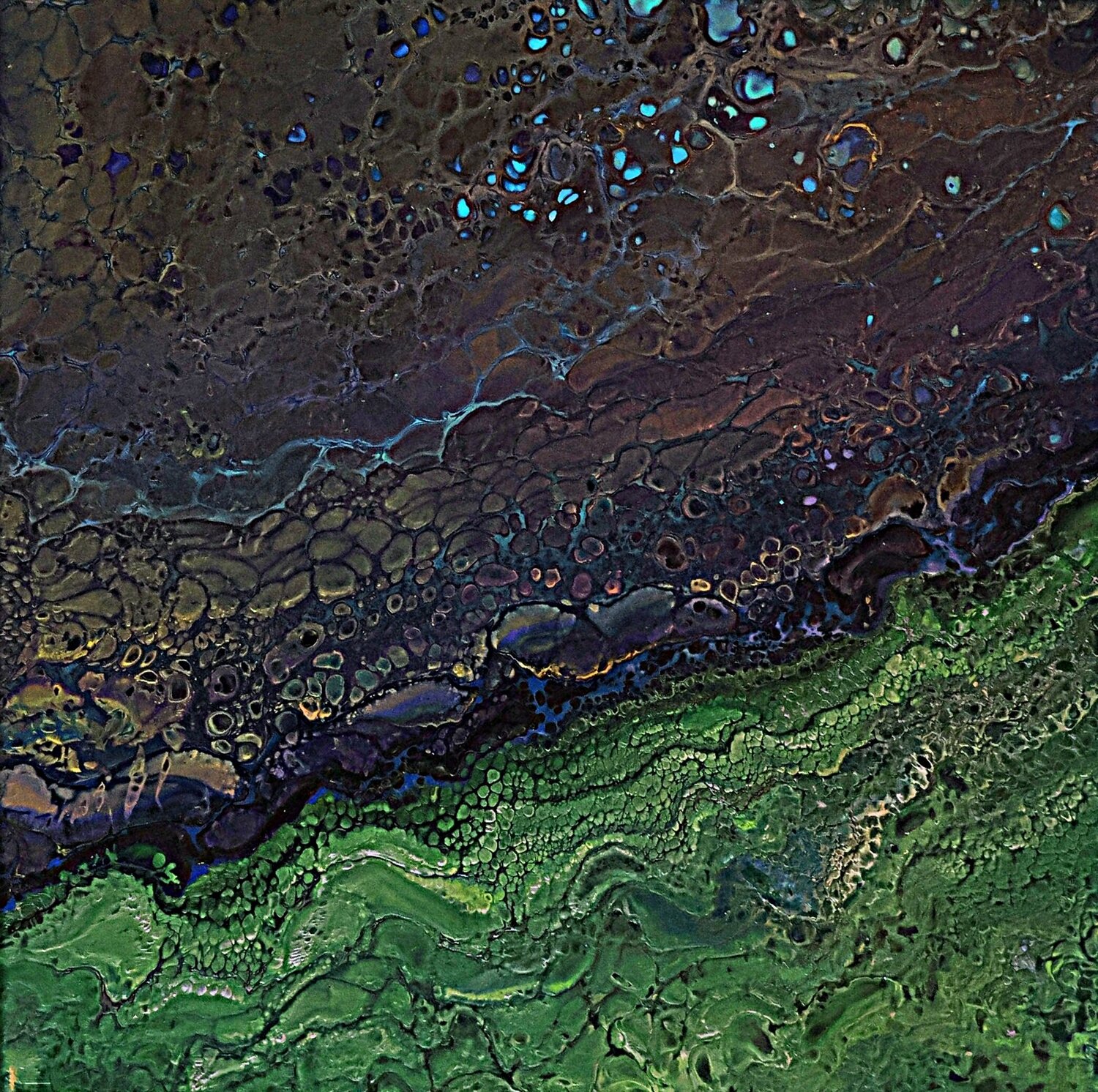 Acrylic pour #17 Neil Holmes