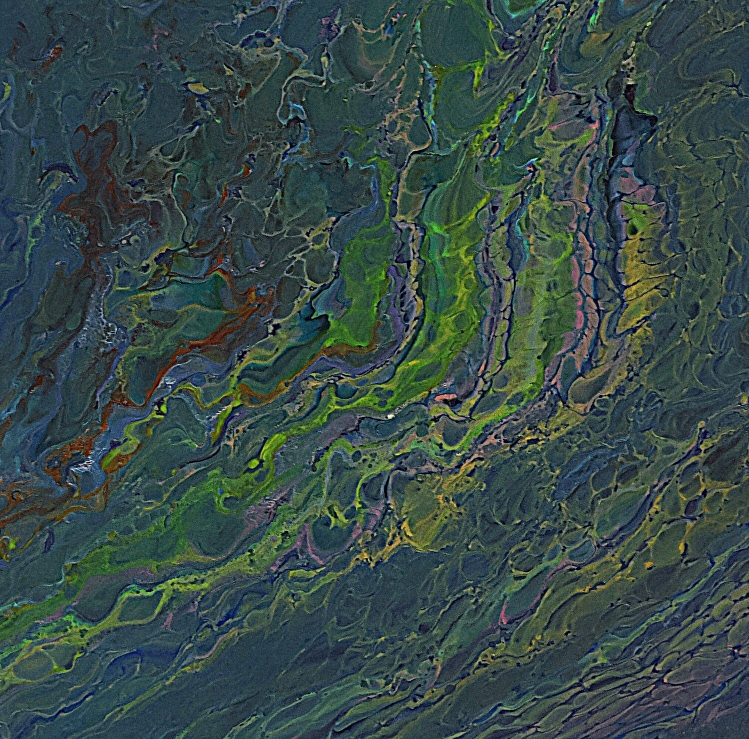 Acrylic pour #22 Neil Holmes