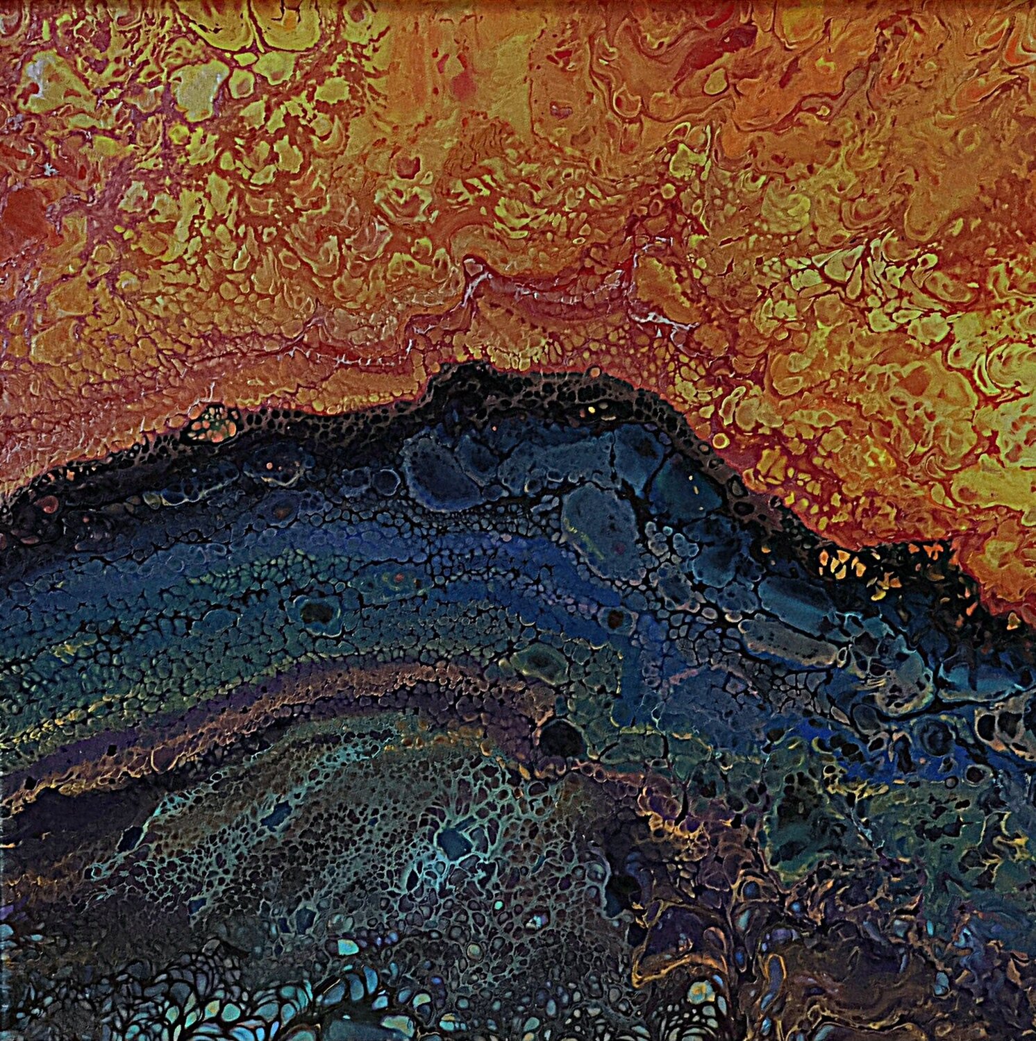 Acrylic pour #29 Neil Holmes