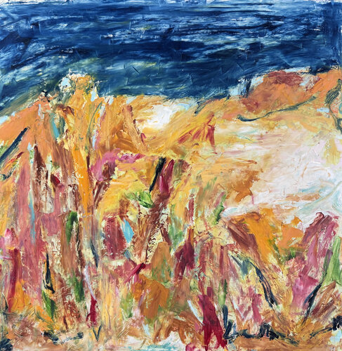 Autumn Beach by Claire Sower, Painting for Sale on Singulart