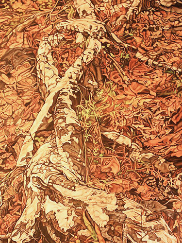 Potomac Root by Gwendalin Aranya, Painting for Sale on Singulart