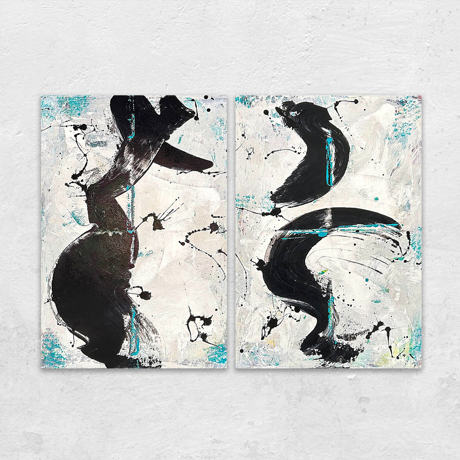 Entfesselung (je B 70 x H 100 cm) Claudia Borkowski