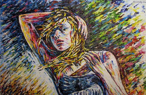 Kate    P197 par Maurizio Carpanelli, Peinture en vente sur Singulart