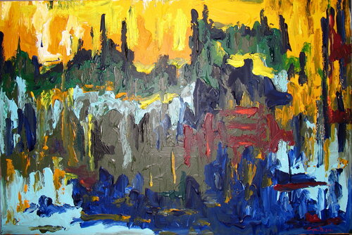 Abstract #65 par Maurizio Carpanelli, Peinture en vente sur Singulart