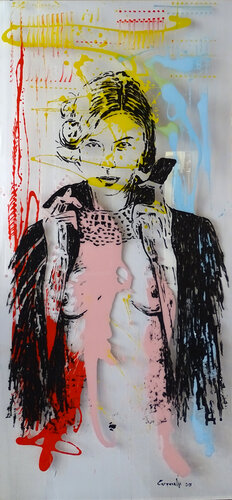 Giovane donna di oggi   P399 van Maurizio Carpanelli, Schilderij te koop op Singulart