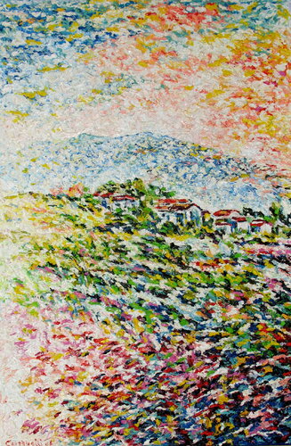 Primavera a Rocca Malatina    P230 par Maurizio Carpanelli, Peinture en vente sur Singulart