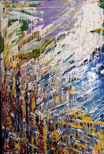 Abstract  #201 par Maurizio Carpanelli, Peinture en vente sur Singulart