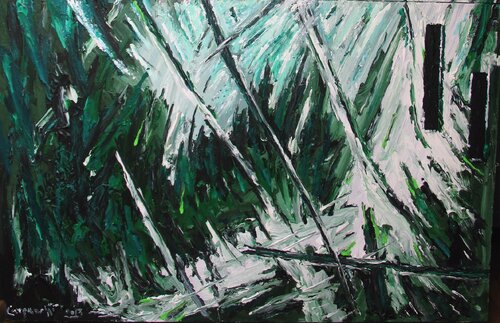 Abstract  #246 de Maurizio Carpanelli, Pintura a la venta en Singulart