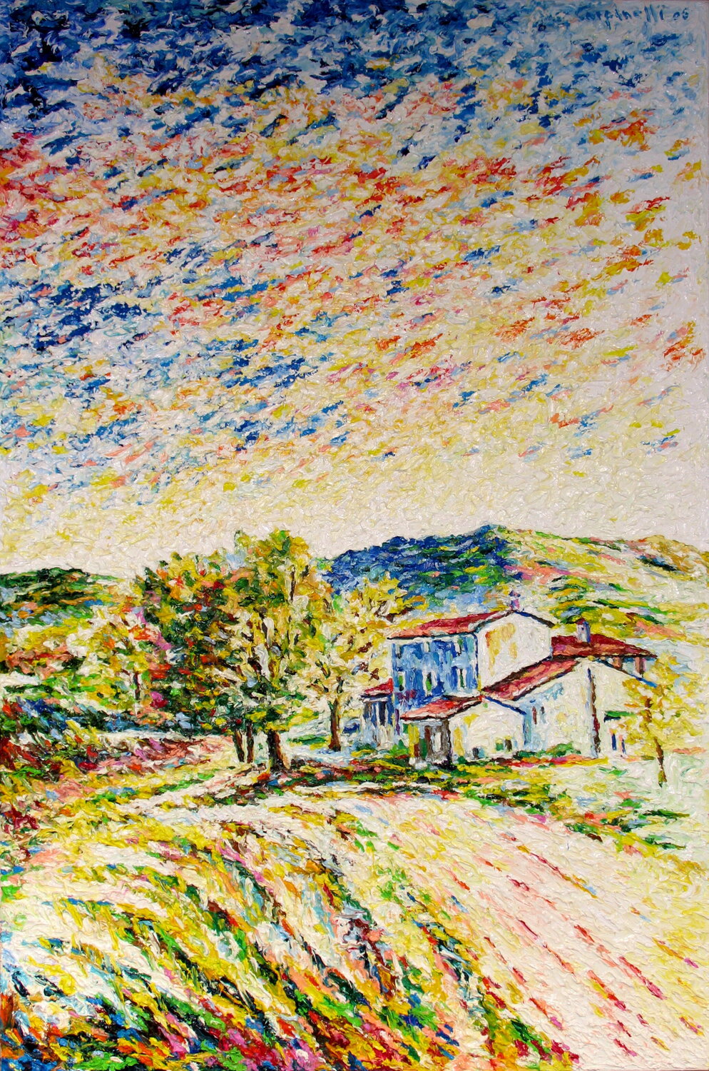 Autunno in S. Apollonia   P224 Maurizio Carpanelli Originalgemälde zu verkaufen