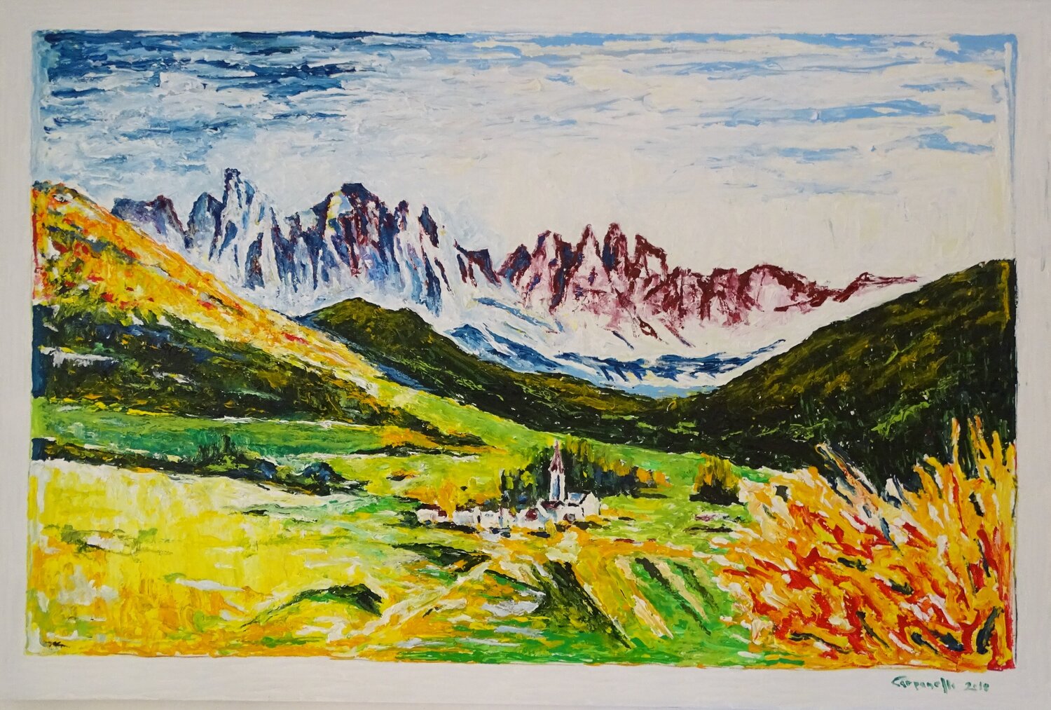 Scenario dolomitico autunnale  P337 Maurizio Carpanelli