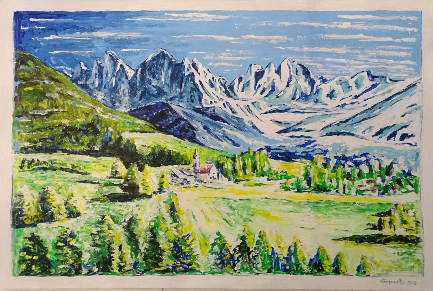 Scenario dolomitico primaverile   P338 Maurizio Carpanelli