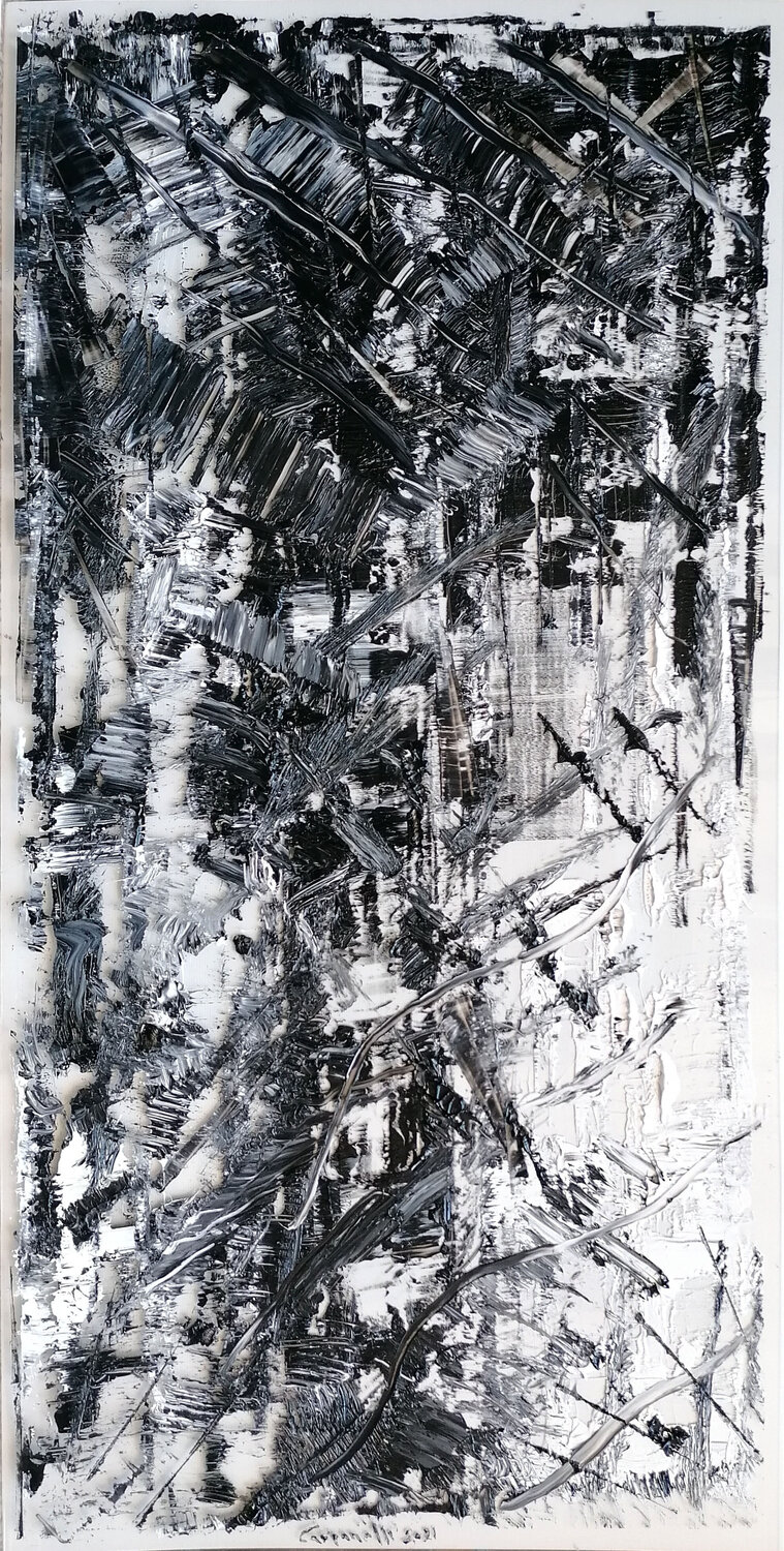 Abstract  #666 Maurizio Carpanelli Origineel schilderij te koop