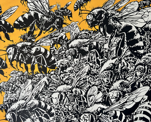 Le murmure des ailes van Steve Pitocco, Schilderij te koop op Singulart