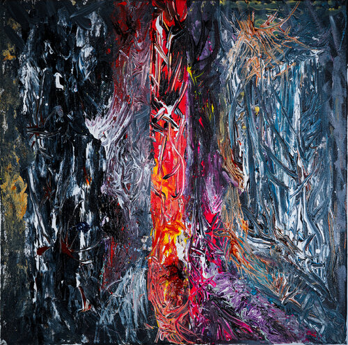 Noctus dark way van David Zurbriggen, Schilderij te koop op Singulart
