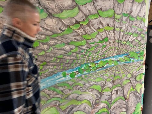 Threedimensional vieuw van Tatjana Tiziana, Schilderij te koop op Singulart