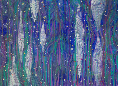 Rain of Echoes (p3) de Cheyoung Yoon, Pintura a la venta en Singulart