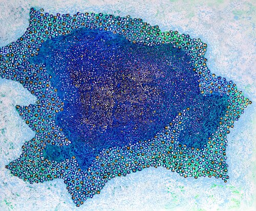 Celestial Pond di Cheyoung Yoon, Pittura in vendita su Singulart