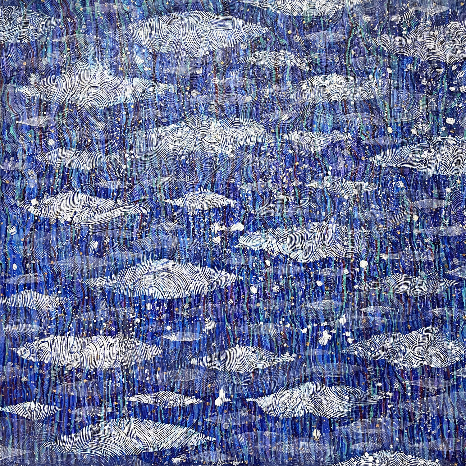 Rain of Echoes Cheyoung Yoon Originalgemälde zu verkaufen