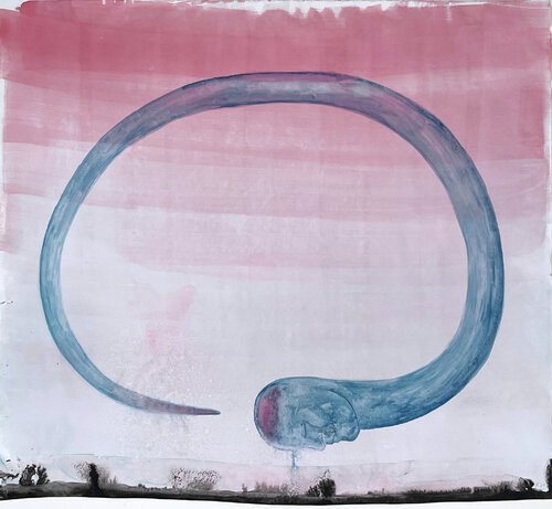 Ouroborus von Rebekka Kraft, Werk auf Papier kaufen auf Singulart