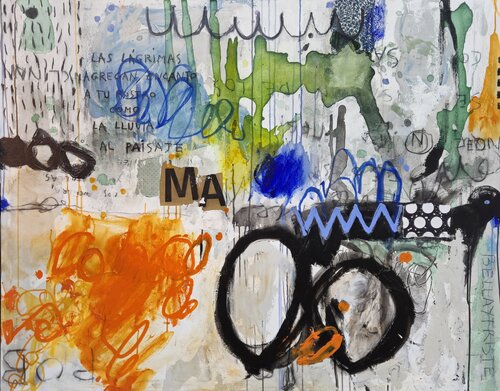 Old devil moon van Toni Crespo, Schilderij te koop op Singulart