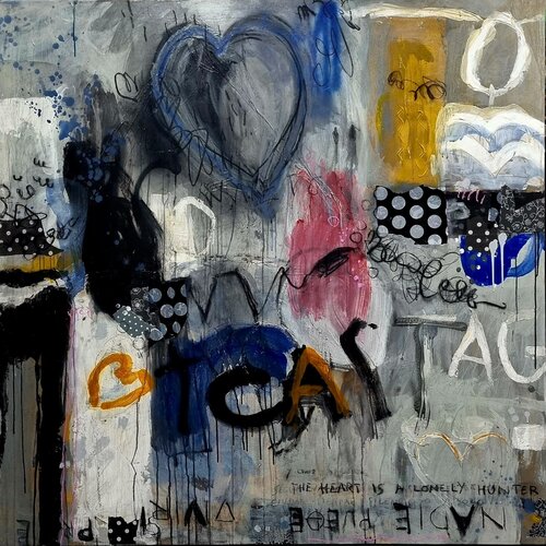 The heart is a lonely hunter van Toni Crespo, Schilderij te koop op Singulart