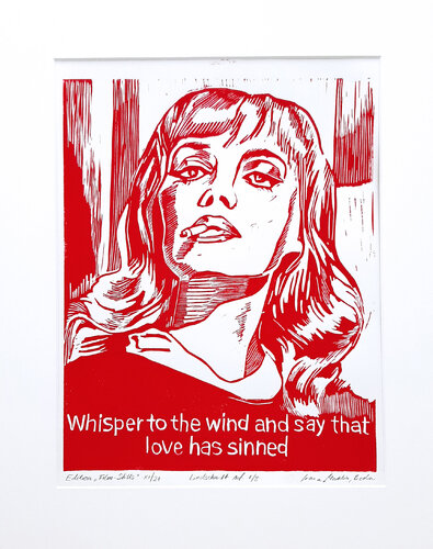 Jeanne Moreau / Eva "Whisper to the wind and say that love has sinned" Film Stills Edition von Irma Markulin, Druck kaufen auf Singulart