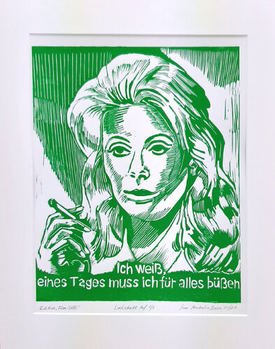Catherine Deneuve / Belle de Jour / "Ich weiß eines Tages werde ich für alles bösen" Film Stills Edition von Irma Markulin, Druck kaufen auf Singulart