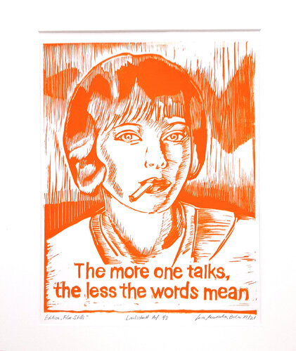Anna Karina / Die Geschichte der Nana S. "The more one talks, the less the words mean" Film Stills Edition par Irma Markulin, Édition en vente sur Singulart