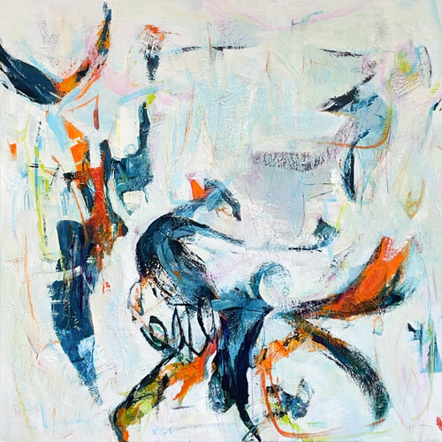 Walking on Thin Ice de Claudia Wiebe, Pintura a la venta en Singulart