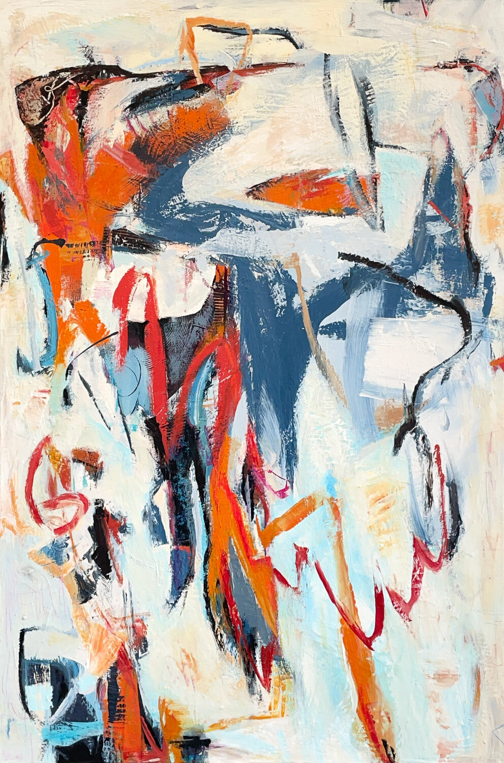 It's Never Too Late to Begin Again Claudia Wiebe Origineel schilderij te koop