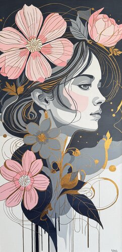 Silent Bloom von Valeria Huber, Malerei kaufen auf Singulart