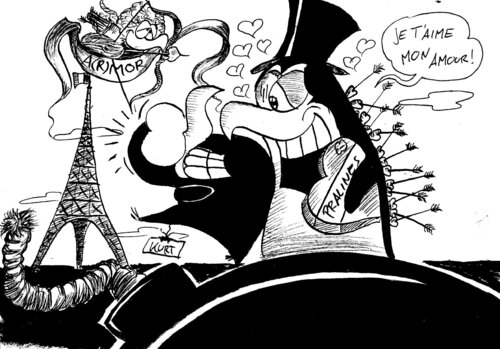 Romantic de Kurt, Dibujo a la venta en Singulart