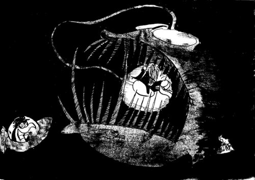 Glow in the dark de Kurt, Dibujo a la venta en Singulart
