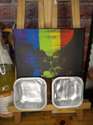 Rainbow in the Dark di Kurt, Pittura in vendita su Singulart