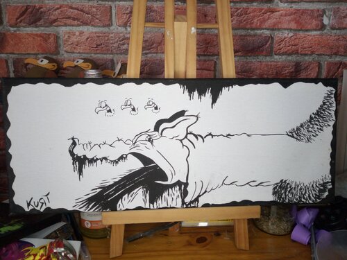 Dickpig van Kurt, Schilderij te koop op Singulart